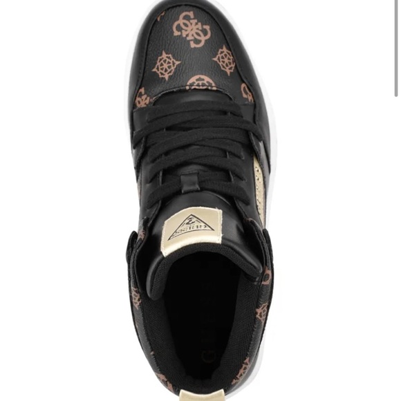 GUESS Justis Embossed Logo High-Top Sneakers SZ 9 - Picture 4 of 10
